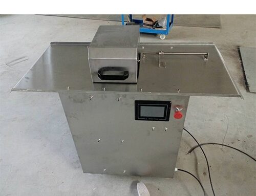 Electric semi automatic sausage binding machine is ready for shipping to customer