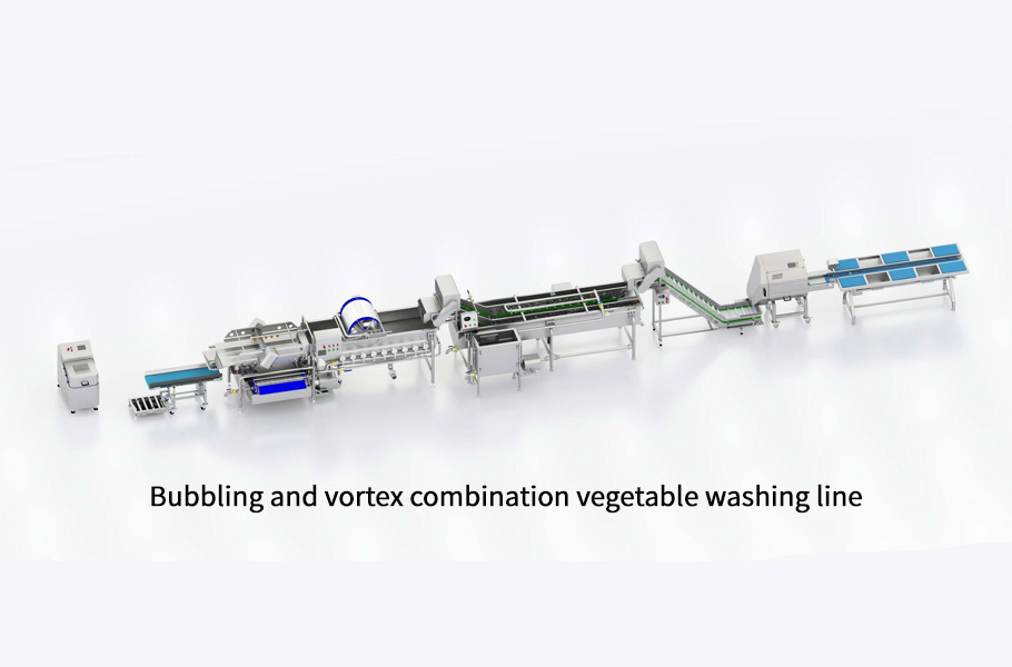 vegetable washing line